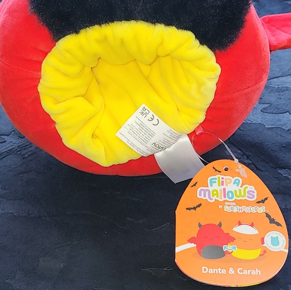 1 Dante & Carah Flip A Mallow By Squishmallow Devil Candy Corn Squishmallow - Picture 5 of 7